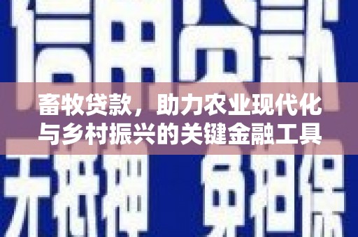 盈江畜牧贷款，助力农业现代化与乡村振兴的关键金融工具