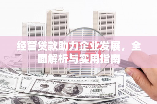 盈江经营贷款助力企业发展，全面解析与实用指南