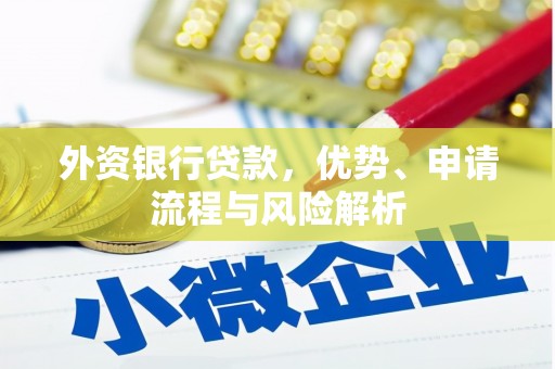 盈江外资银行贷款，优势、申请流程与风险解析