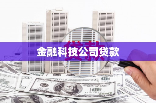盈江金融科技公司贷款