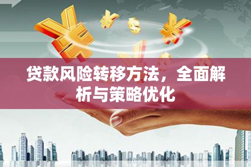 盈江贷款风险转移方法，全面解析与策略优化