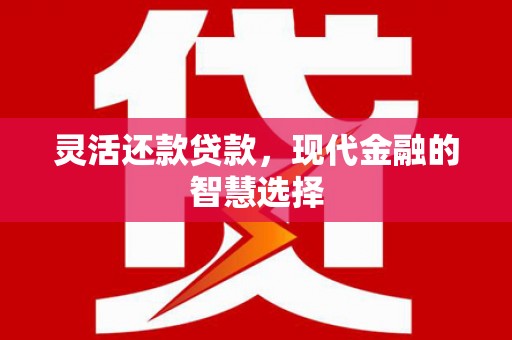 盈江灵活还款贷款，现代金融的智慧选择