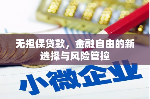 盈江无担保贷款，金融自由的新选择与风险管控
