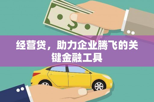 盈江经营贷，助力企业腾飞的关键金融工具