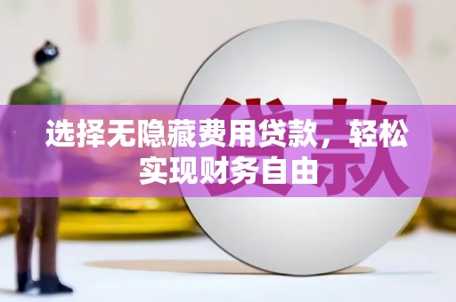 盈江选择无隐藏费用贷款，轻松实现财务自由