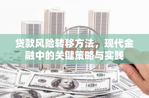盈江贷款风险转移方法，现代金融中的关键策略与实践