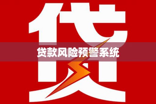 盈江贷款风险预警系统