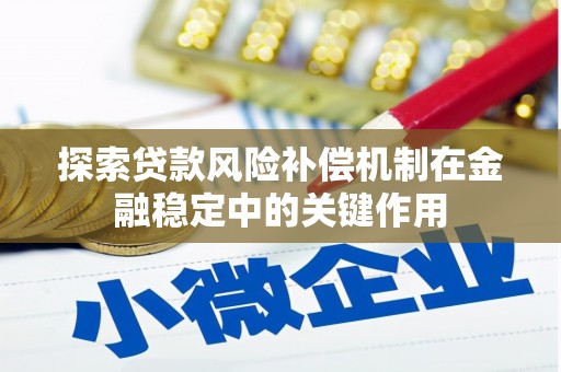 盈江探索贷款风险补偿机制在金融稳定中的关键作用