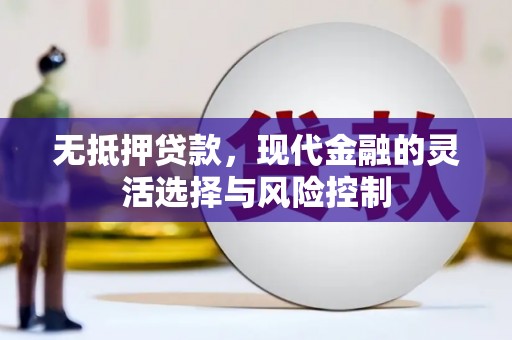 盈江无抵押贷款，现代金融的灵活选择与风险控制