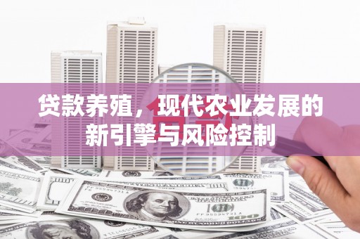 盈江贷款养殖，现代农业发展的新引擎与风险控制