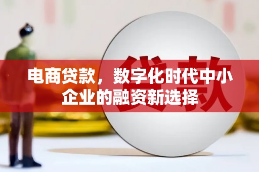 盈江电商贷款，数字化时代中小企业的融资新选择