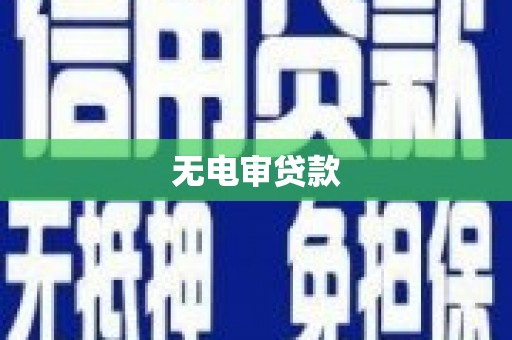 盈江无电审贷款