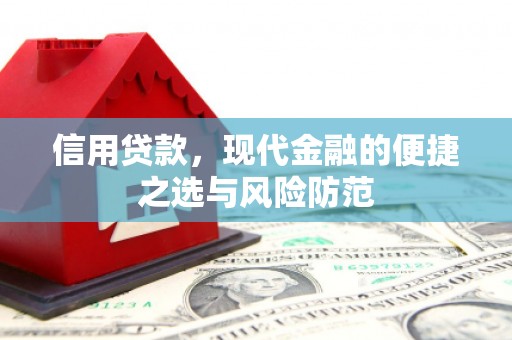 盈江信用贷款，现代金融的便捷之选与风险防范