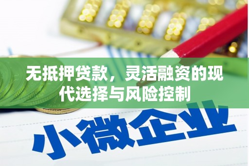 盈江无抵押贷款，灵活融资的现代选择与风险控制
