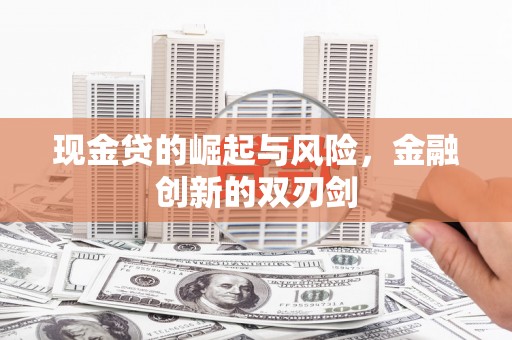 盈江现金贷的崛起与风险，金融创新的双刃剑