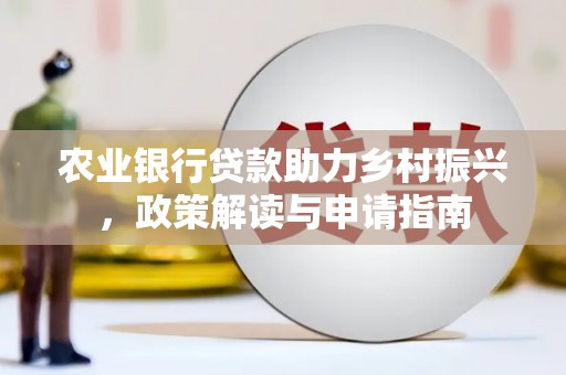 盈江农业银行贷款助力乡村振兴，政策解读与申请指南