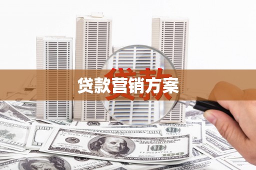 盈江贷款营销方案