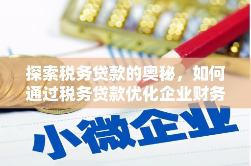 盈江探索税务贷款的奥秘，如何通过税务贷款优化企业财务