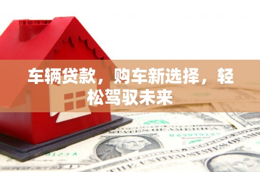 盈江车辆贷款，购车新选择，轻松驾驭未来