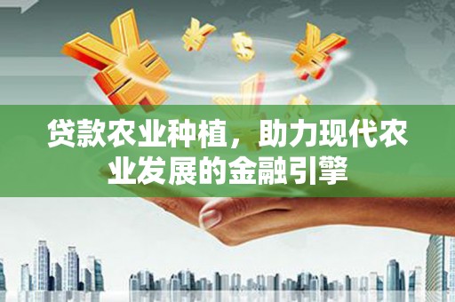 盈江贷款农业种植，助力现代农业发展的金融引擎