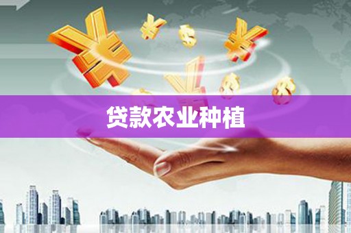 盈江贷款农业种植