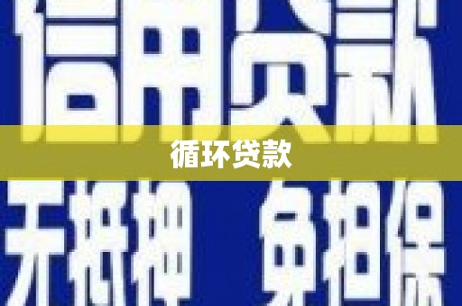 盈江循环贷款