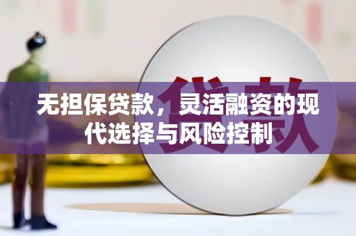 盈江无担保贷款，灵活融资的现代选择与风险控制