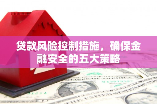 盈江贷款风险控制措施，确保金融安全的五大策略