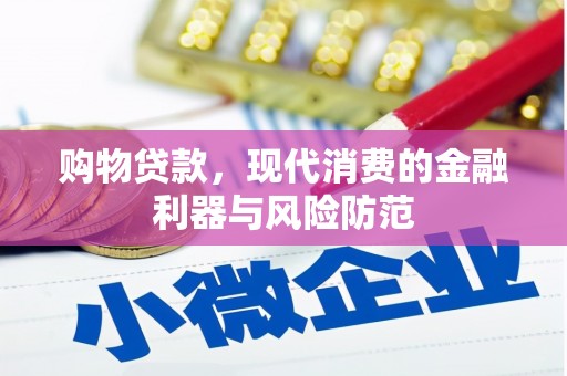 盈江购物贷款，现代消费的金融利器与风险防范