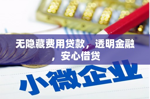 盈江无隐藏费用贷款，透明金融，安心借贷