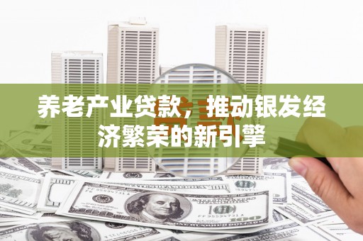 盈江养老产业贷款，推动银发经济繁荣的新引擎