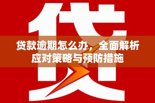盈江贷款逾期怎么办，全面解析应对策略与预防措施