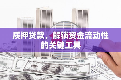 盈江质押贷款，解锁资金流动性的关键工具