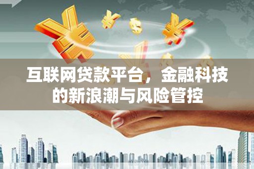 盈江互联网贷款平台，金融科技的新浪潮与风险管控