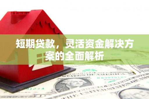 盈江短期贷款，灵活资金解决方案的全面解析