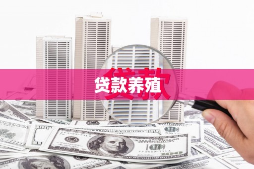 盈江贷款养殖