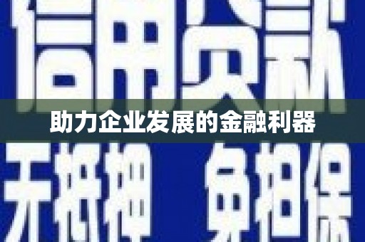 盈江助力企业发展的金融利器