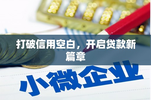 盈江打破信用空白，开启贷款新篇章