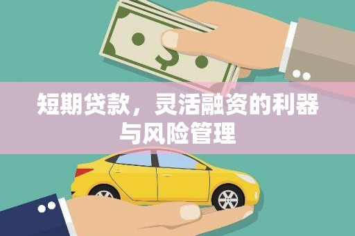 盈江短期贷款，灵活融资的利器与风险管理