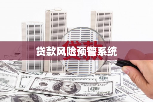 盈江贷款风险预警系统
